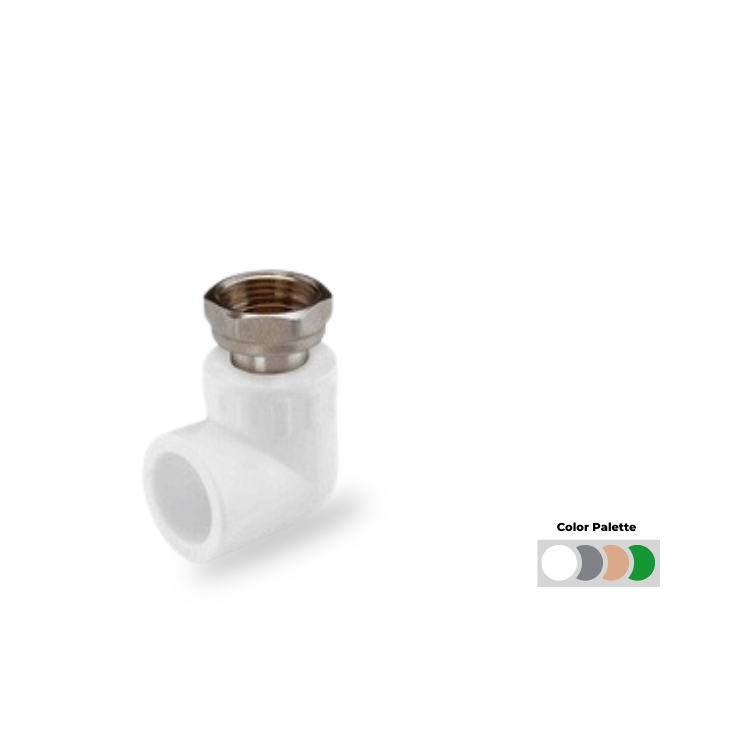 PP-R Oynar Somunlu Dirsek Rakor 90°